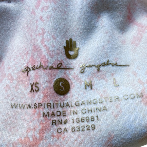 Spiritual Gangster Multicolor Snake Print Gradient Yoga Leggings Size S Sold Out - Picture 3 of 8